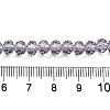 Transparent Baking Paint Glass Beads X1-DGLA-A034-T6mm-D07-4
