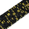 Electroplate Glass Beads Strands GLAA-B023-01A-09-1