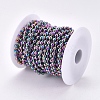 PVD Vacuum Plating 304 Stainless Steel Ball Chains CHS-F009-01F-M-4