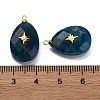Natural Apatite Pendants X-G-B089-01G-03-3