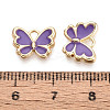 Eco-friendly Alloy Enamel Charms PALLOY-M212-11G-02-3