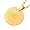 Constellation Pendant Necklaces NJEW-S422-04G-05-2