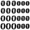 24Pcs 8 Styles Stainless Steel Finger Rings for Women RJEW-NB0001-06EB-1