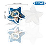 Starfish Ceramics Jewelry Plates AJEW-GO0001-32-2