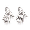 304 Stainless Steel Pendants STAS-N114-49P-1