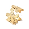 304 Stainless Steel Open Cuff Rings for Women RJEW-K309-37D-G-4