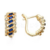 Cubic Zirconia Hoop Earrings for Women EJEW-N011-118B-1