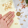 26Pcs 26 Styles Letter A~Z Brass Pendants PALLOY-HS00024-3