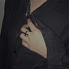 Cross Alloy Enamel Open Cuff Rings for Men FS-WGB4F7F-01-2