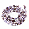 Opaque Glass Beads Strands GLAA-T006-12B-2