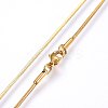 304 Stainless Steel Snake Chain Necklaces MAK-L015-03D-1
