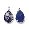 Natural Lapis Lazuli Pendants G-G900-01P-02-2