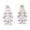 Non-Tarnish 201 Stainless Steel Pendants STAS-D451-18P-1