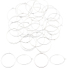200pcs 316 Surgical Stainless Steel Hoop Earring Findings STAS-HS0001-26A-1