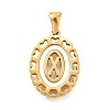 Golden 304 Stainless Steel Pendants STAS-K300-02G-X-1