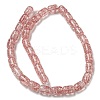 Transparent Crackle Glass Beads Strands GLAA-NH0001-04I-2