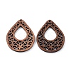 Walnut Wood Laser Cut Pendants X-WOOD-Q051-03F-1