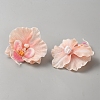 PU Leather Flower Shoe Buckle Clips DIY-WH0816-033F-2