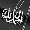 201 Stainless Steel Pendant Necklaces LS-NJEW-C066-14P-1