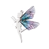 3pcs Gradient Color Resin Pendants PALLOY-TA00173-3