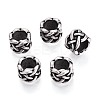 304 Stainless Steel European Style Large Hole Beads STAS-T072-99AS-1