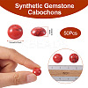 Synthetic Turquoise Cabochons G-R416-12mm-41-3
