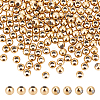 200Pcs Round PVD Vacuum Plating 304 Stainless Steel Beads STAS-UN0029-49-1
