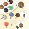 12Pcs 12 Styles Natural & Synthetic Mixed Gemstone Pendants G-FS0005-91-3