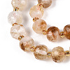 Heated Natural Citrine Beads Strands G-P508-A11-01-01-3