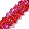 Transparent Glass Beads Strands GLAA-F114-04A-1
