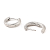 Brass Hoop Earrings EJEW-I289-04P-2