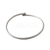 304 Stainless Steel Bangles for Women Men BJEW-Z131-01P-4
