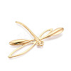 304 Stainless Steel Dragonfly Pendant Cabochon Settings STAS-T069-24G-2