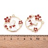 Alloy Enamel Pendants ENAM-N063-04KCG-3