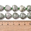 Natural Peace Jade Beads Strands G-B022-31C-01-4