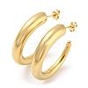 Ion Plating(IP) 304 Stainless Steel Round Stud Earrings EJEW-E288-03G-1