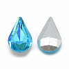 Pointed Back Glass Rhinestone Cabochons RGLA-T014-8x13mm-05-2