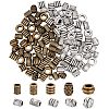 120Pcs 10 Style Tibetan Style Alloy Beads FIND-NB0002-85-1