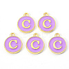 Golden Plated Alloy Enamel Charms LS-ENAM-S118-10C-2