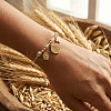 Adjustable Copper Rope Link Charm Bracelet ZH0707-3
