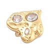 304 Stainless Steel Rhinestone Pendants STAS-R155-035F-G-2