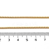 1.8mm Rack Plating Brass Box Chain Necklaces for Women Men MAK-L044-60G-2A-5