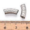 304 Stainless Steel Curved Tube Beads STAS-I321-24P-3