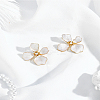 1 Pair Alloy Stud Earrings EJEW-LP0007-104-3