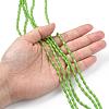 Opaque Glass Beads Strands GLAA-P001-03A-02-5