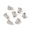 Rack Plating Brass Ear Nuts X-KK-G433-03P-3