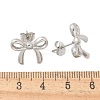 PVD Vacuum Plating 304 Stainless Steel Stud Earrings EJEW-C099-18GP-3