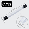 Transparent PVC Plastic Bead Storage Tubes AJEW-WH0348-767B-2