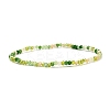 Faceted Round Glass Beads Stretch Bracelet for Teen Girl Women BJEW-JB07072-04-1
