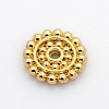 Alloy Daisy Spacer Beads PALLOY-M049-07G-2